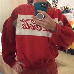 Vintage 1980s Coca Cola Oversized Sweater